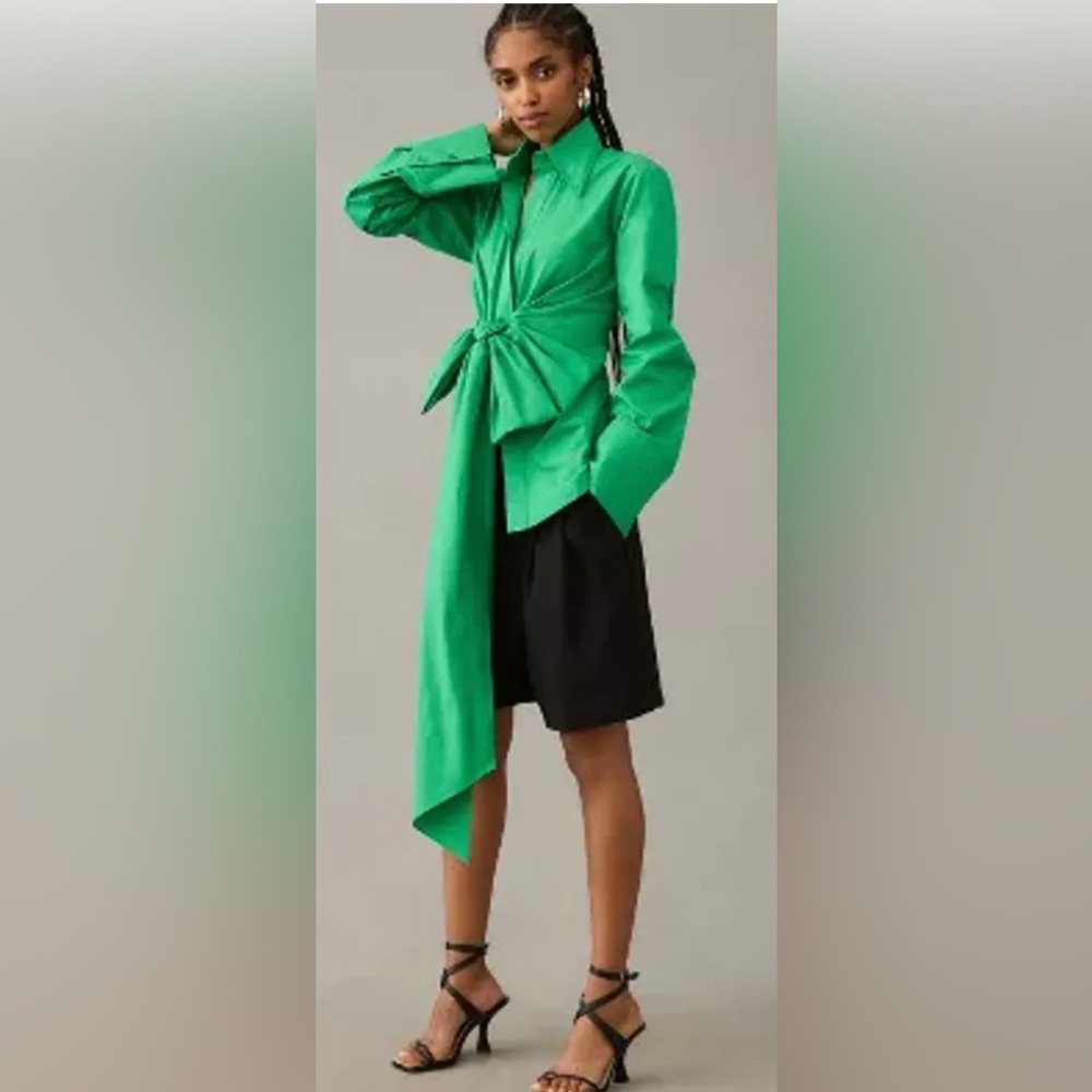 Ronny Kobo Collection Green Moscow Top - Picture 3 of 10
